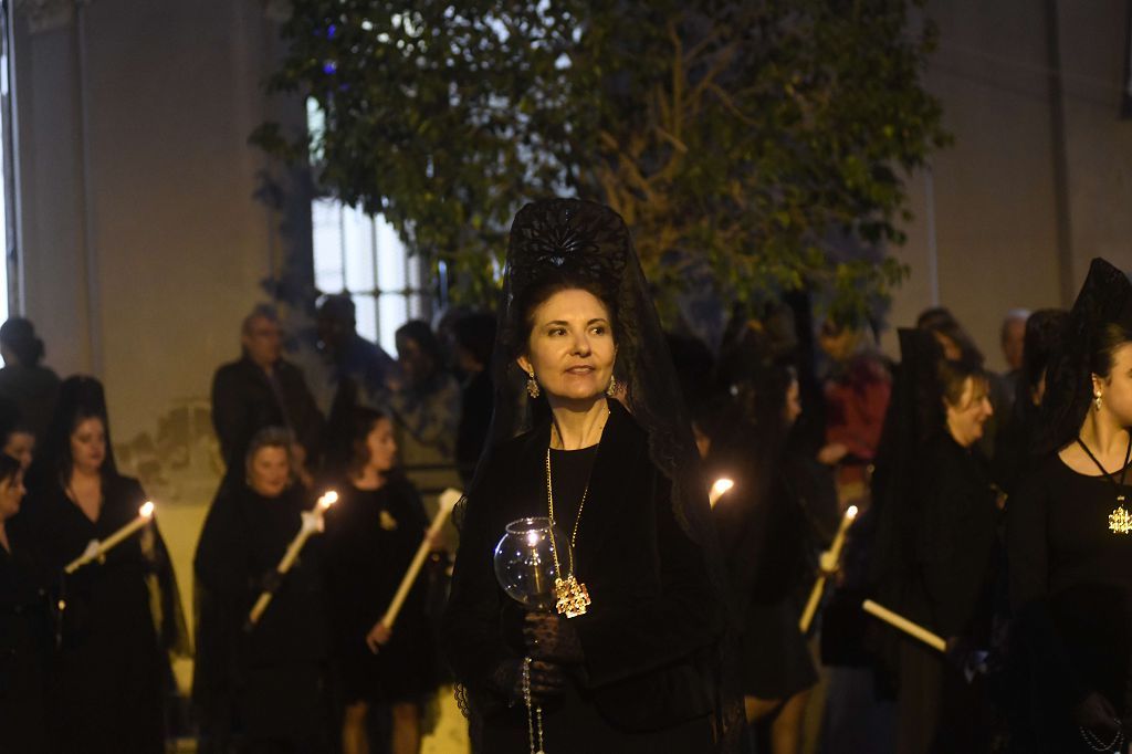 Las imágenes de la procesión del Santo Sepulcro este Viernes Santo en Murcia