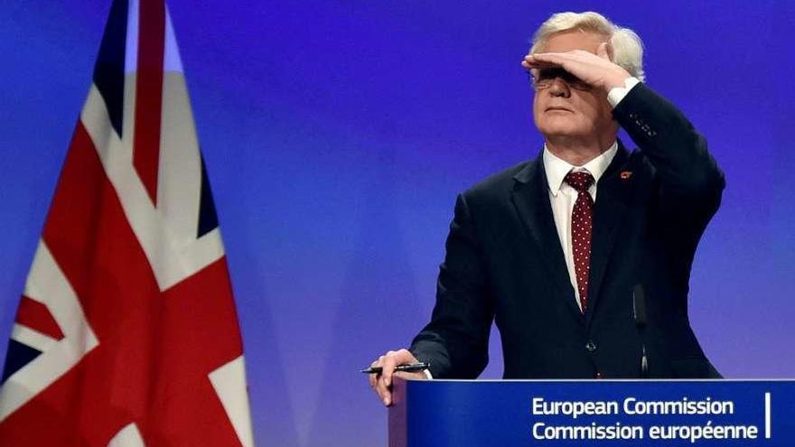 El negociador de Reino Unido para la salida de la UE, David Davis. // Eric Vidal