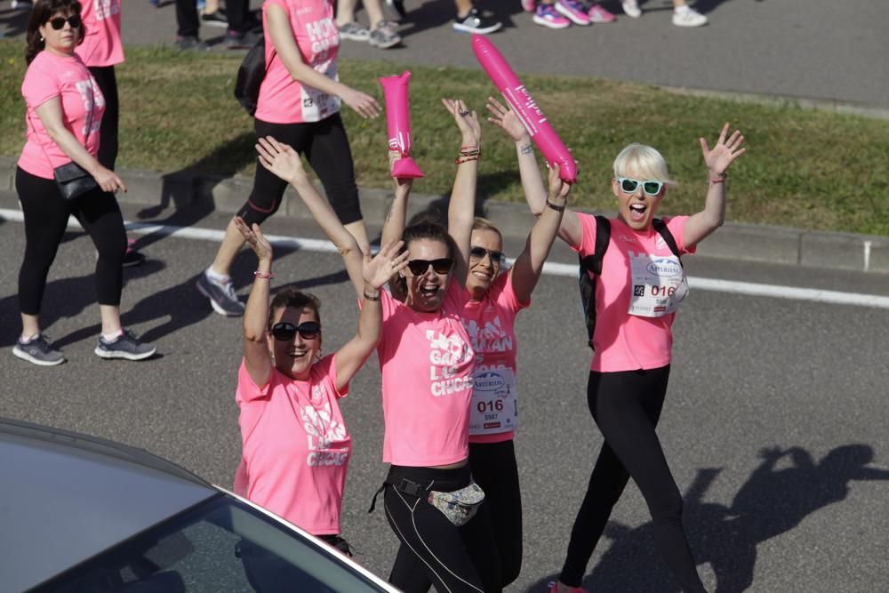 Carrera de la mujer en la zona este de Gijón.