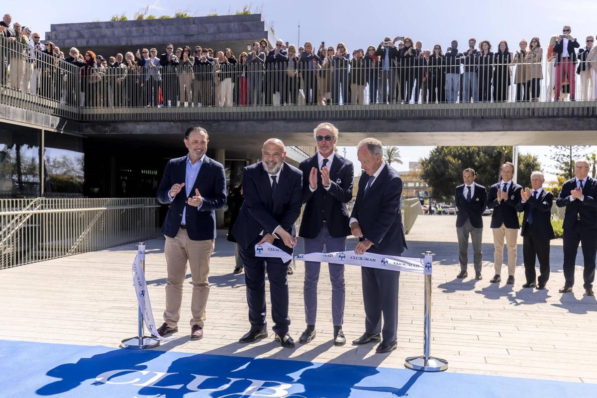 Inauguración del Club de Mar: cose el Passeig Marítim con el puerto y ofrece un nuevo balcón a Palma Inauguración del Club de Mar: cose el Passeig Marítim con el puerto y ofrece un nuevo balcón a Palma