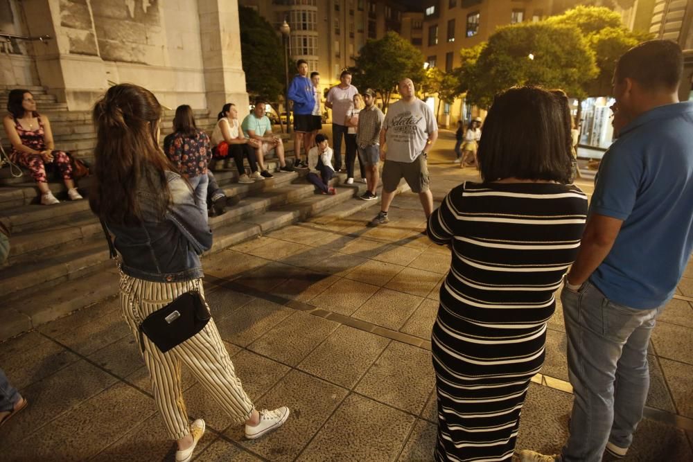 Batida popular para localizar a la menor desaparecida en Avilés