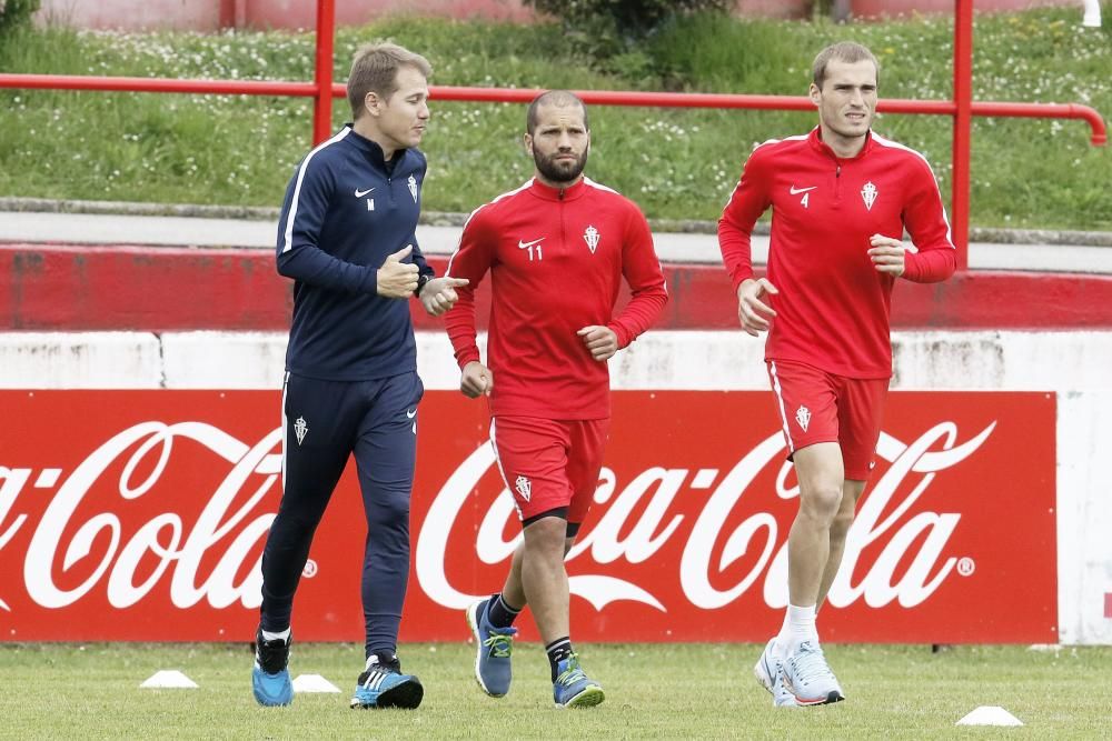 Entrenamiento del Sporting