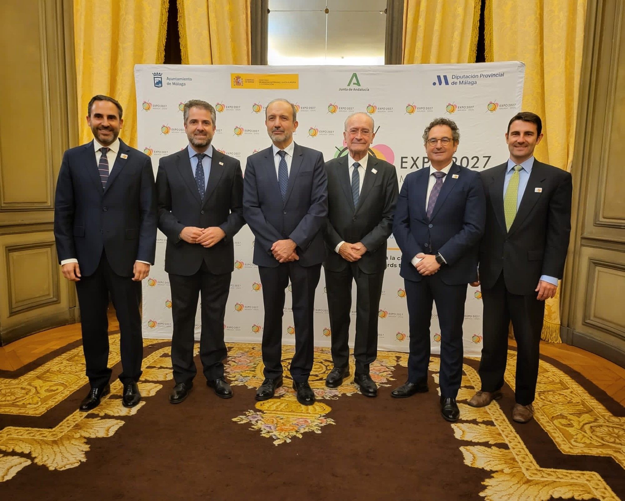 Recepción en la Residencia de la Embajada de España en París, con motivo de la candidatura de Málaga a la Expo 2027