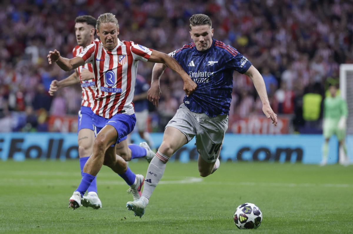 Champions League: Atlético de Madrid - Arsenal, en imágenes.