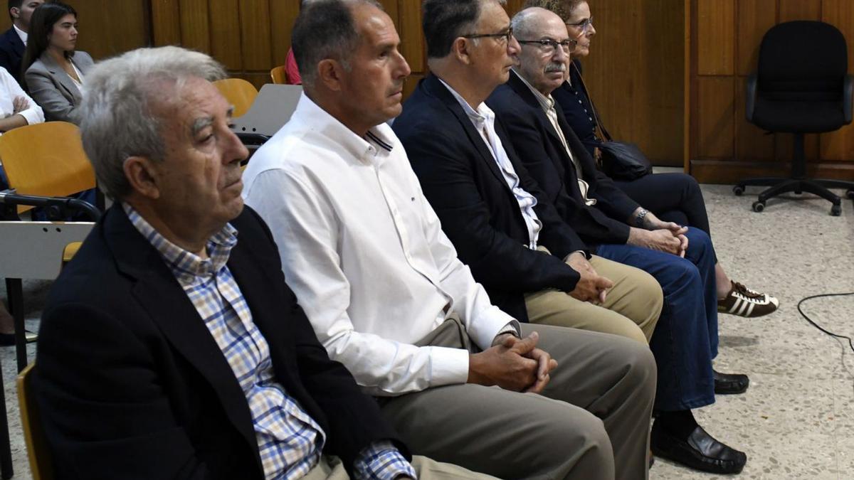 Una imagen del banquillo del juicio de Novo Carthago.