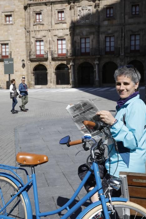 Así viven los asturianos el primer día de alarma