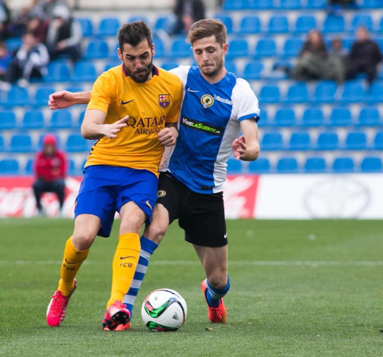 Hércules 0 - Barcelona B 2