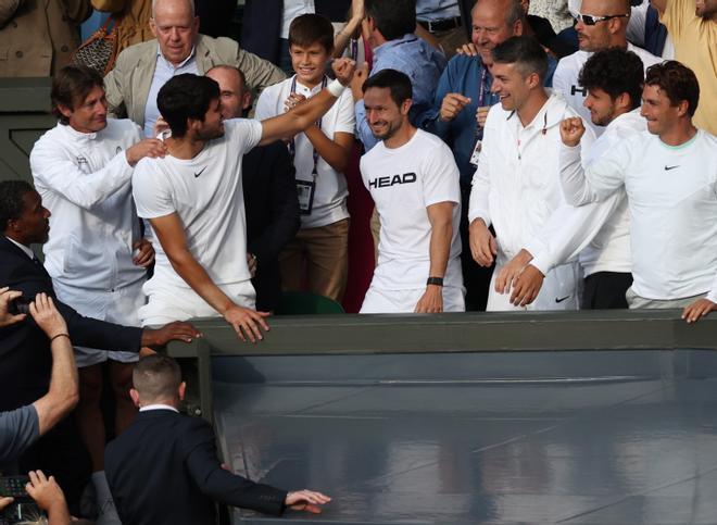 Las mejores fotos del Djokovic - Alcaraz en Wimbledon