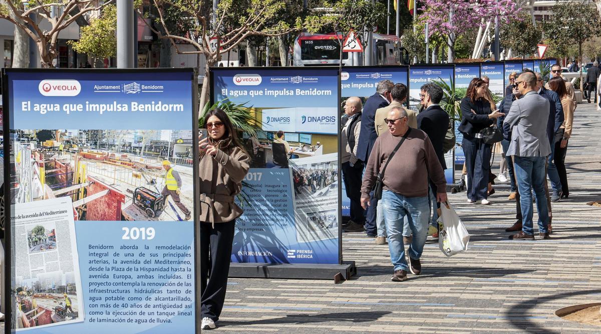 Inauguración de la exposición "El Agua que impulsa Benidorm"