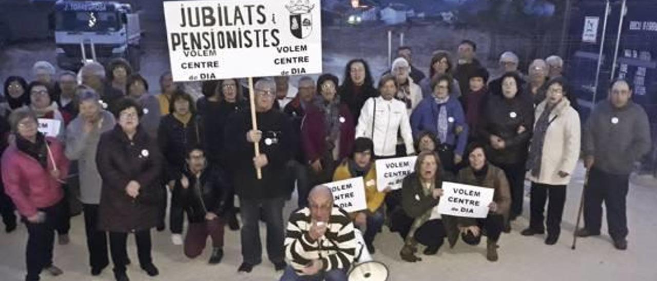 Imagen de la manifestación del pasado sábado en La Font.