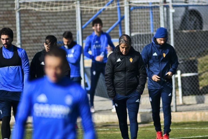 Entrenamiento del Real Zaragoza 24/2/2018