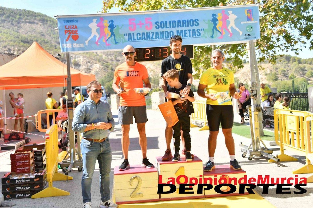 La carrera-Marcha Popular 5+5 Solidarios Alcanzando Metas, en imágenes