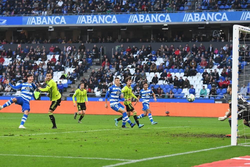 El Dépor cae 1-3 ante el Zaragoza