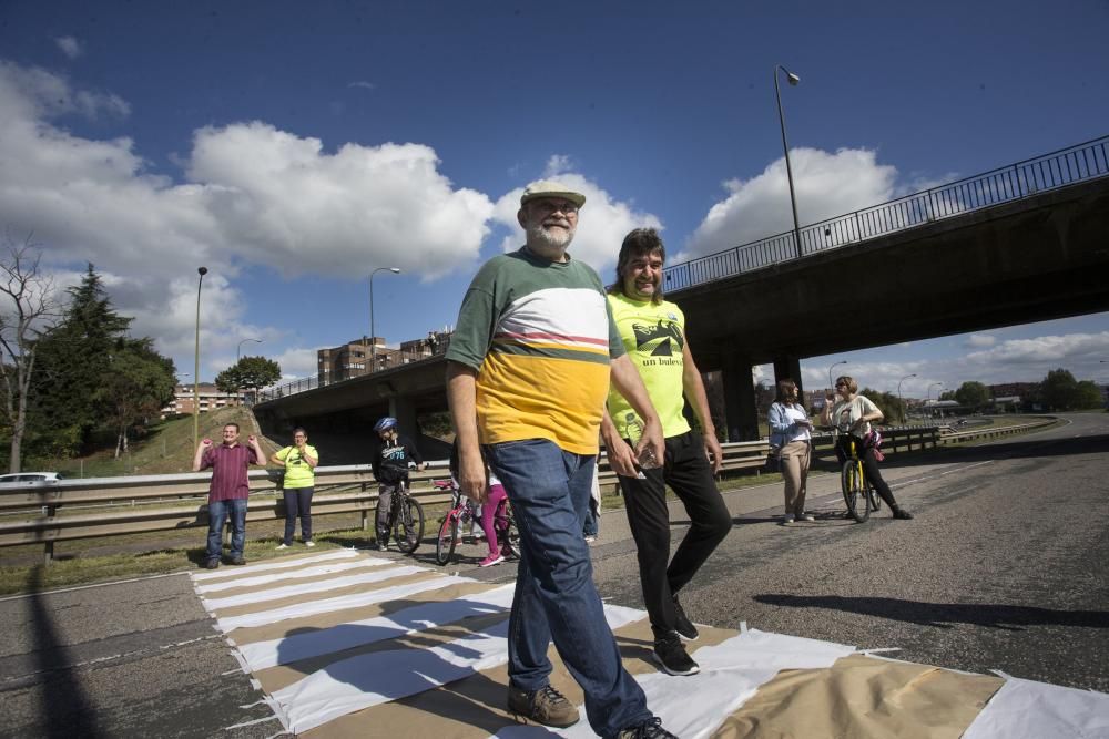 Cierre de la entrada de la "Y" a Oviedo y fiesta popular vinculada a Imagina un Bulevar