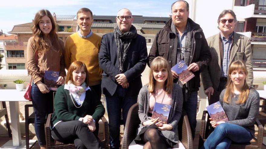 Participants en la presentació dels Vespres modernistes, aquest dimarts