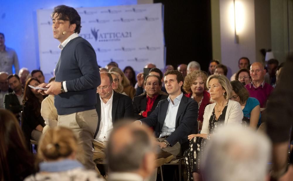 Pablo Casado en la presentación del PP coruñés