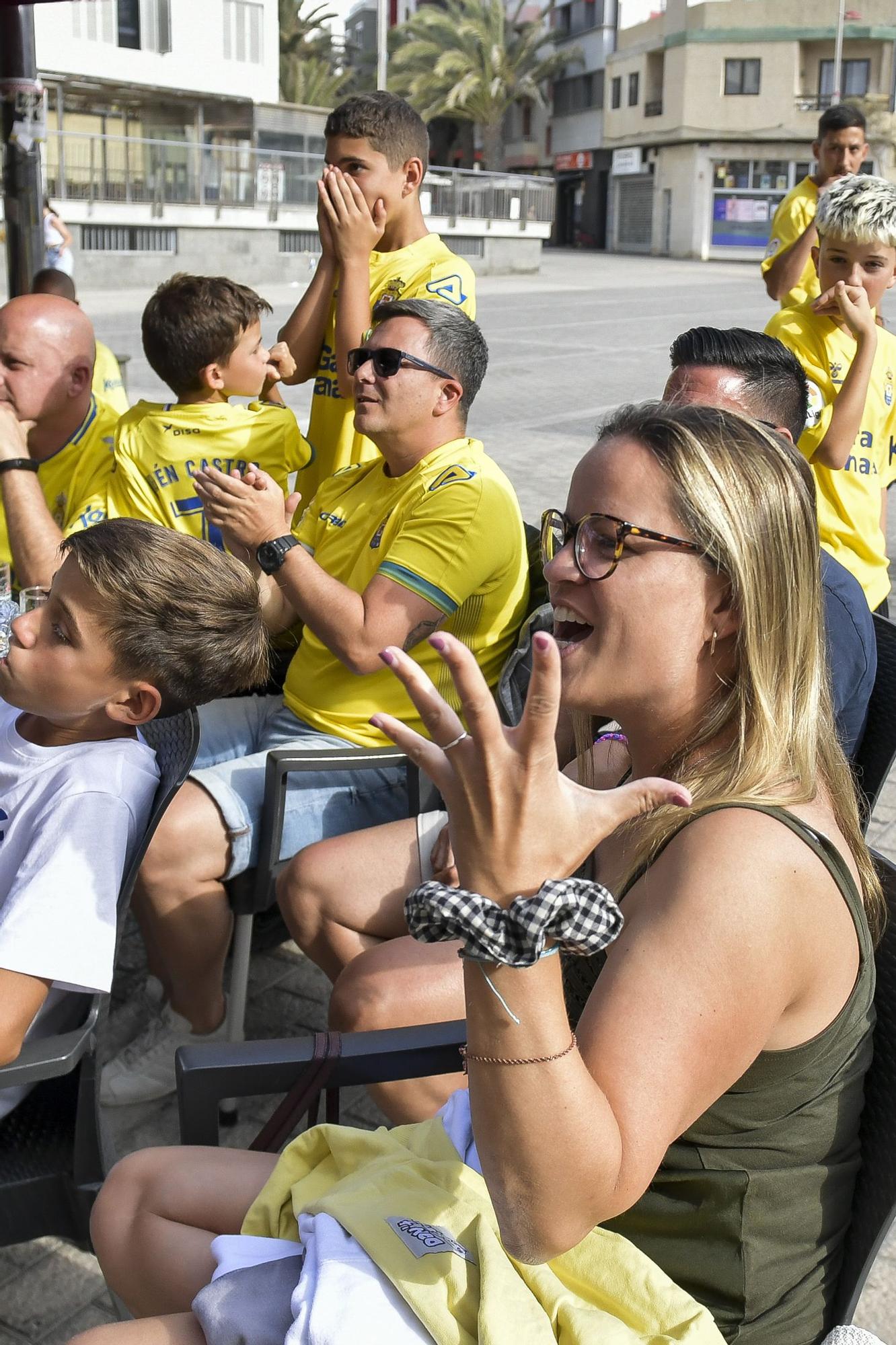 La ciudad vibró con la victoria de la UD Las Palmas contra el Cartagena