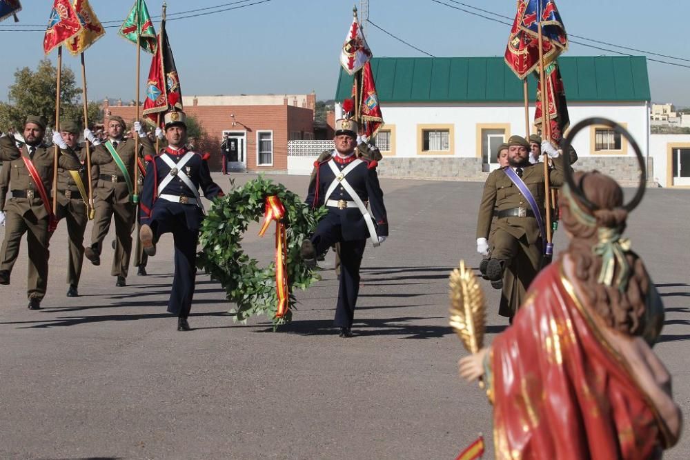 Acto por la festividad de Santa Bárbara en el Cuartel de Artillería Antiaérea de Cartagena