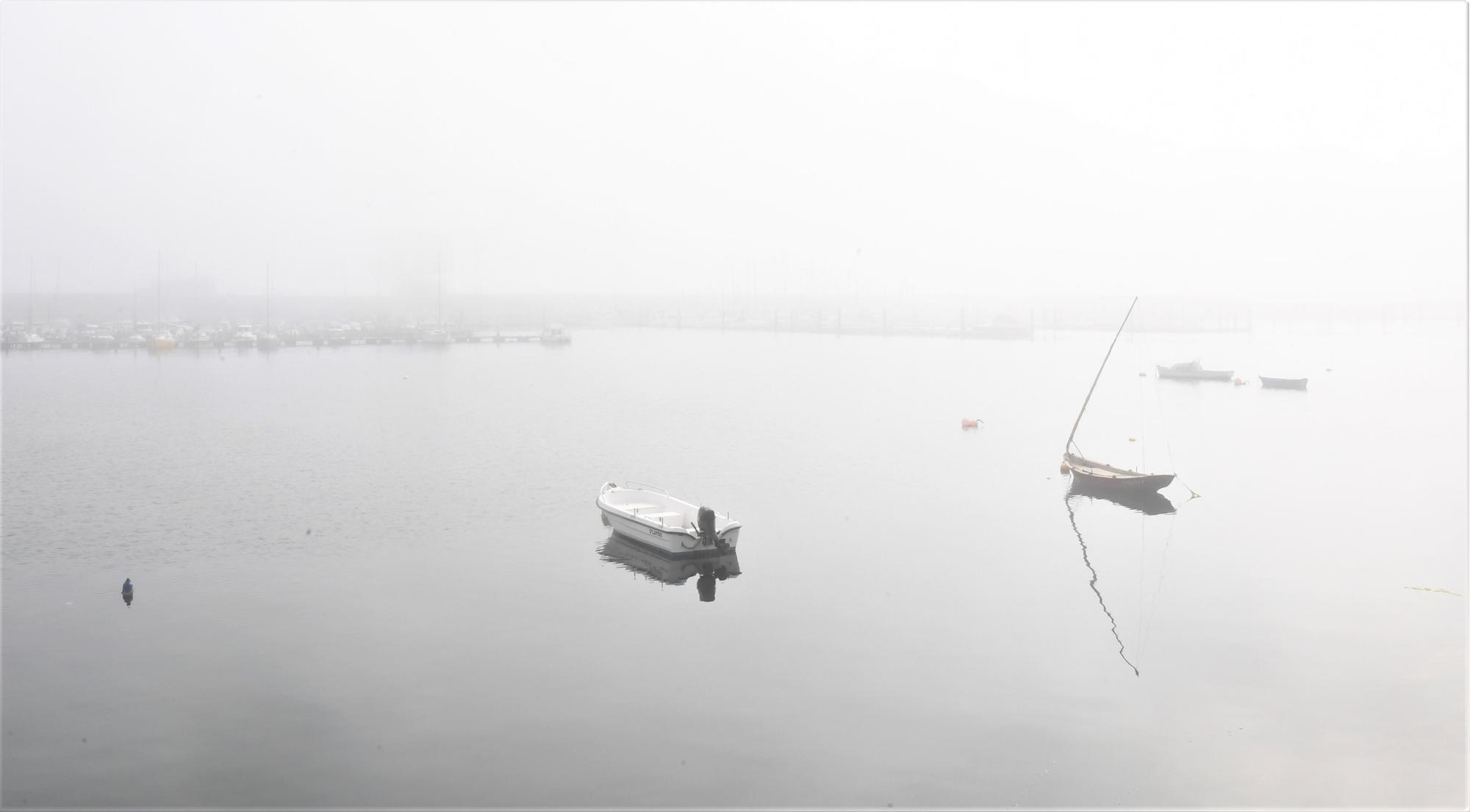 La niebla se instala en A Coruña el día después del 28-M