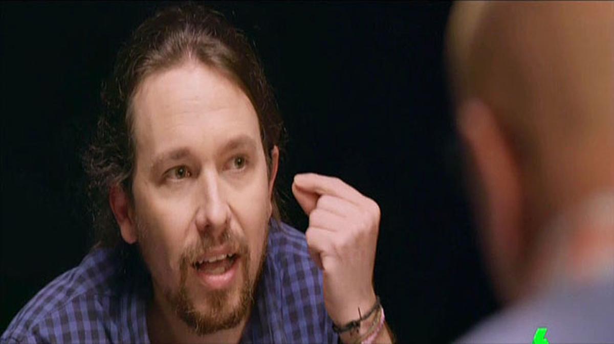 Tu i jo som tres. Per Ferran Monegal. Estirada dorelles a Pablo Iglesias