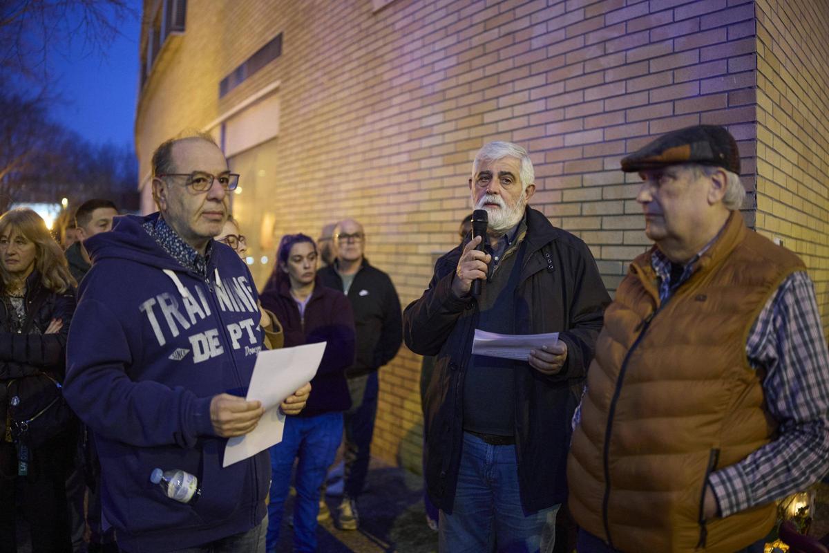 Les fotos de la concentració de rebuig a l'agressió de l'home sensellar de Girona
