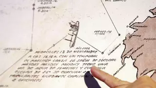 La última carta náutica del 'Prestige': siete días "hacia ninguna parte"