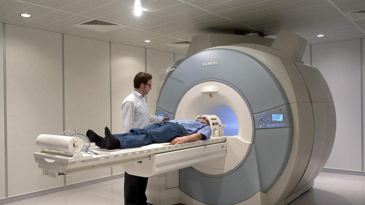 Una resonancia magnética en un hospital.