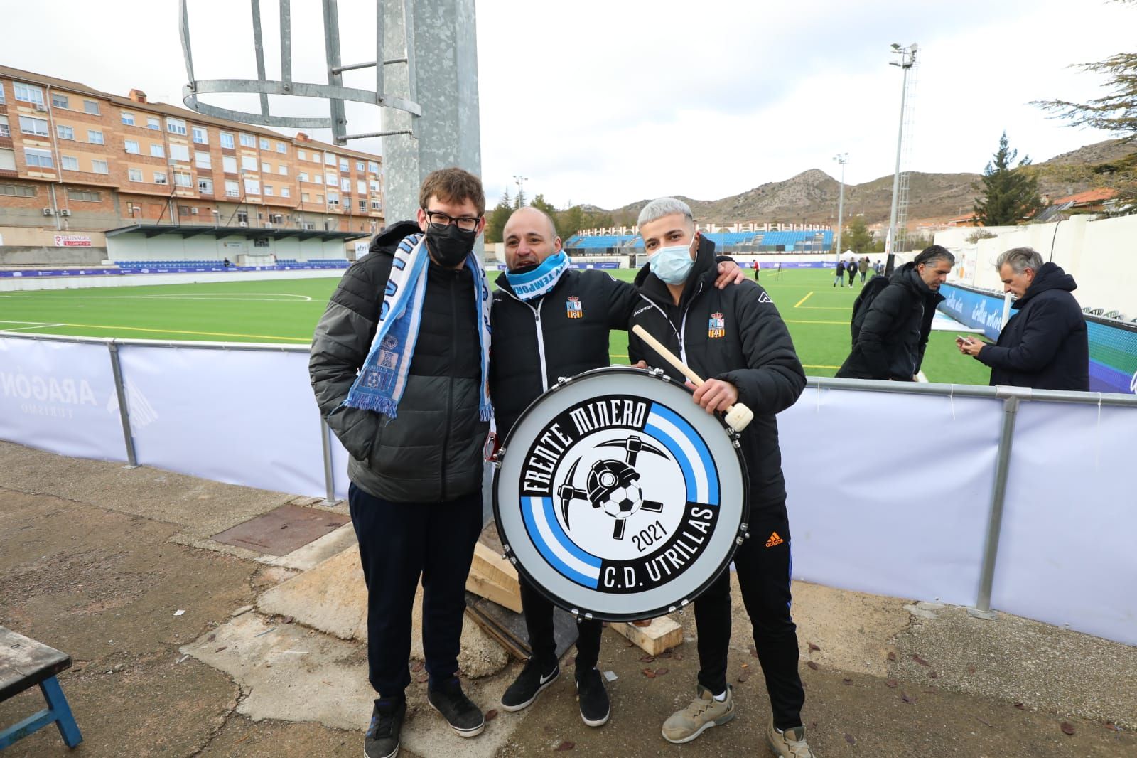 Así se ha vivido en Utrillas la previa del partido de Copa contra el Valencia