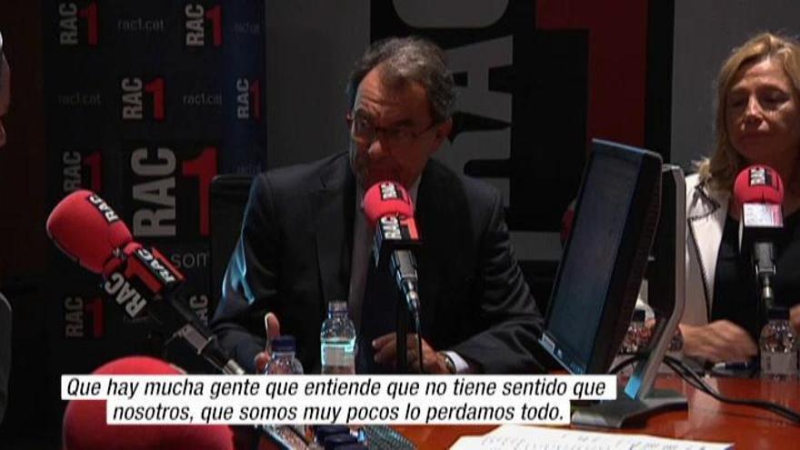 Artur Mas hace una colecta pública "para no quedarse en la ruina"