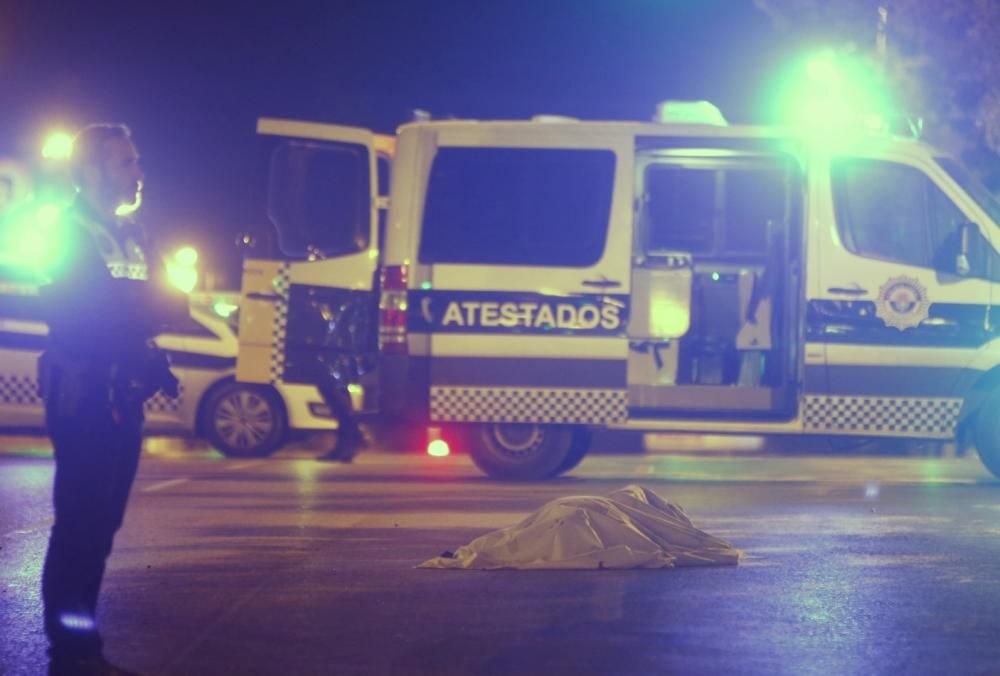 Muere atropellado un hombre de 70 años en la Gran Vía de Alicante