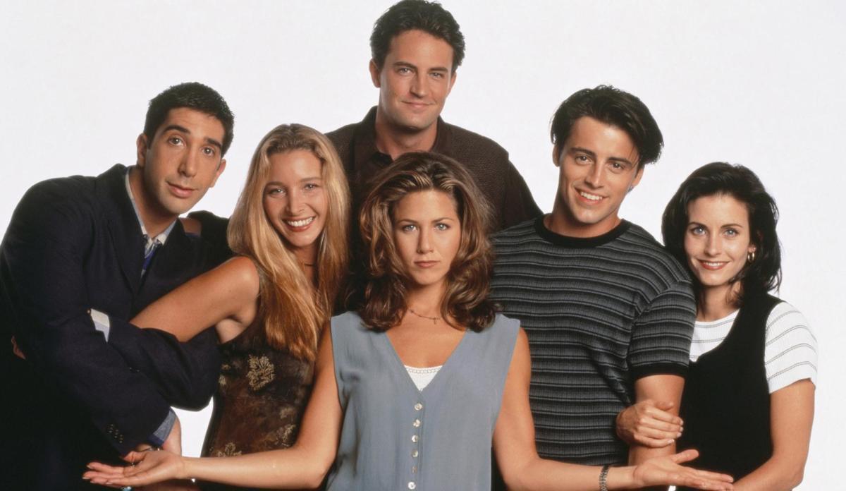 Los protagonistas de 'Friends' en un cartel de la serie.