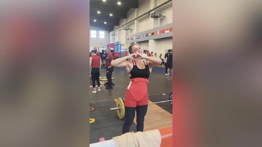 Così è stata la reazione di Alba Sánchez vincendo l'oro ai Giochi del Mediterraneo