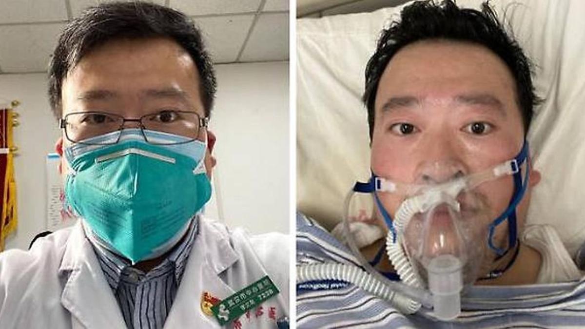 El médico Li Wenliang que denunció el coronavirus y fue amonestado.