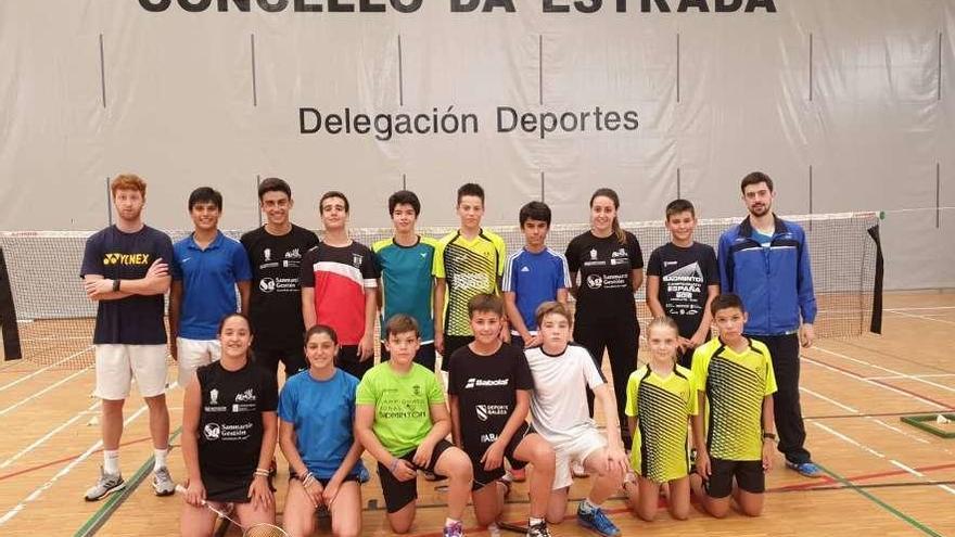 Finaliza el campus organizado por el Bádminton Estrada