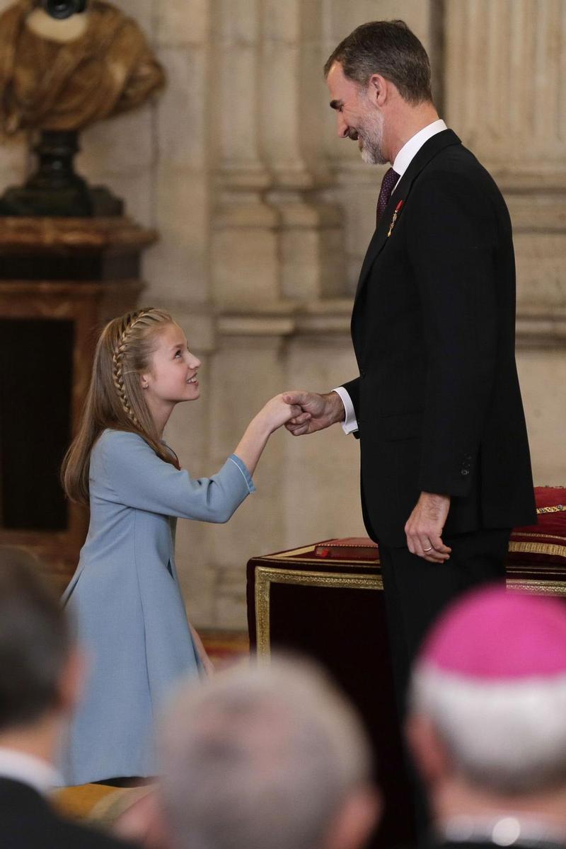 Entrega del Toisón de Oro a la princesa Leonor en 2018