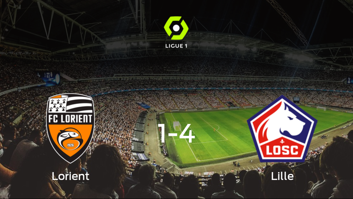 El Lille OSC se lleva los tres puntos a casa tras golear al Lorient (1-4)