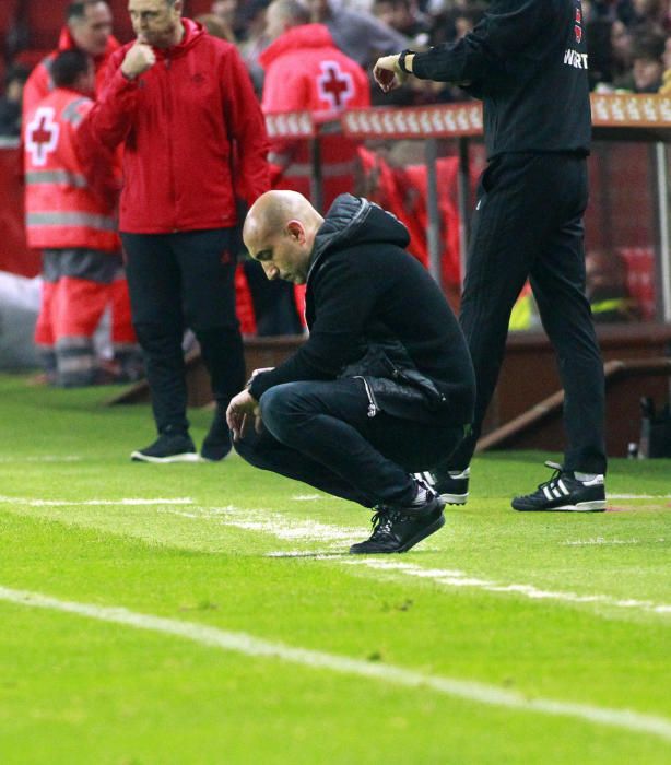 El partido entre el Sporting y el Osasuna, en imágenes