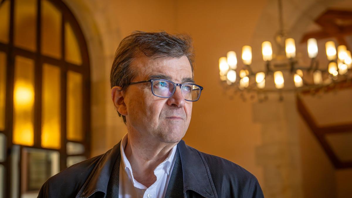 El escritor Javier Cercas, en Barcelona.