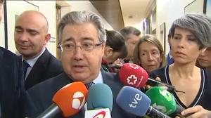 Zoido ha opinat sobre uns missatges de mòbil, presumptament escrits per Carles Puigdemont en què reconeix el fracàs del procés.