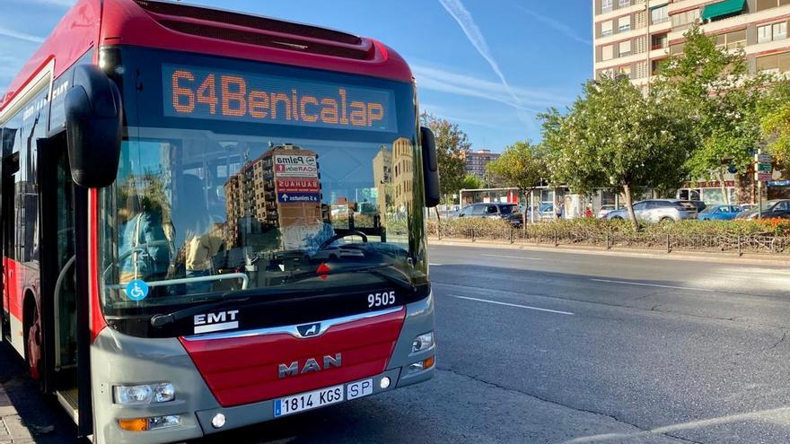 La línia 64 de l&#039;EMT que connecta Benicalap i l&#039;Hospital de la Fe tindrà servei nocturn