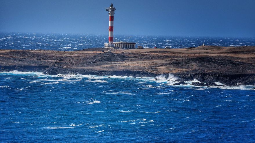 Viento en Santa Cruz por la borrasca Nuria
