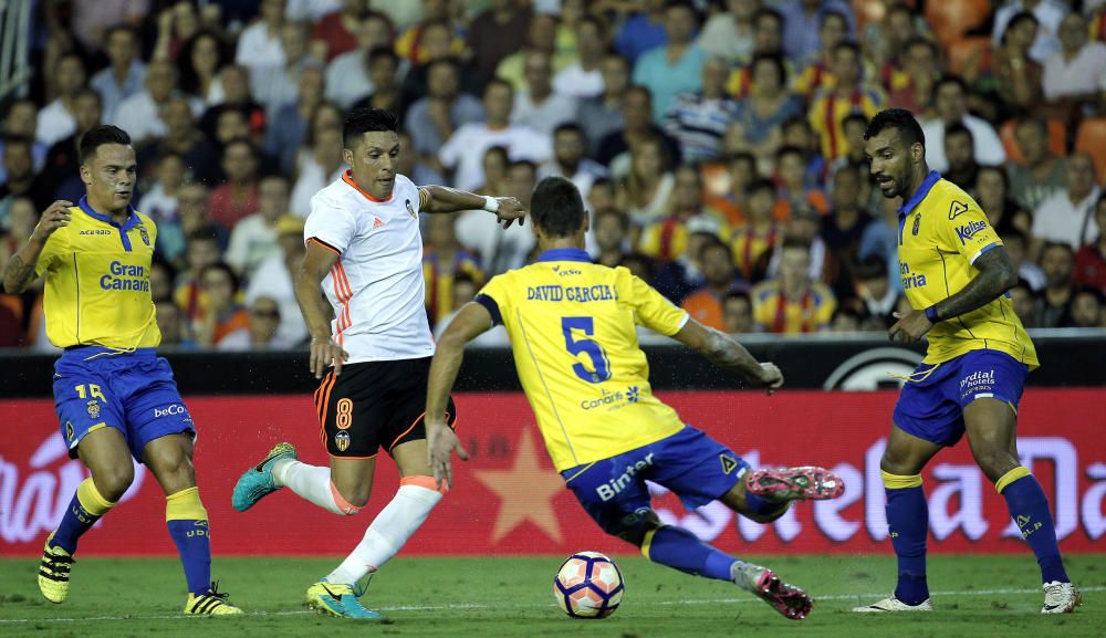 Primera jornada de la temporada 2016/2017 entre el Valencia CF y la UD Las Palmas
