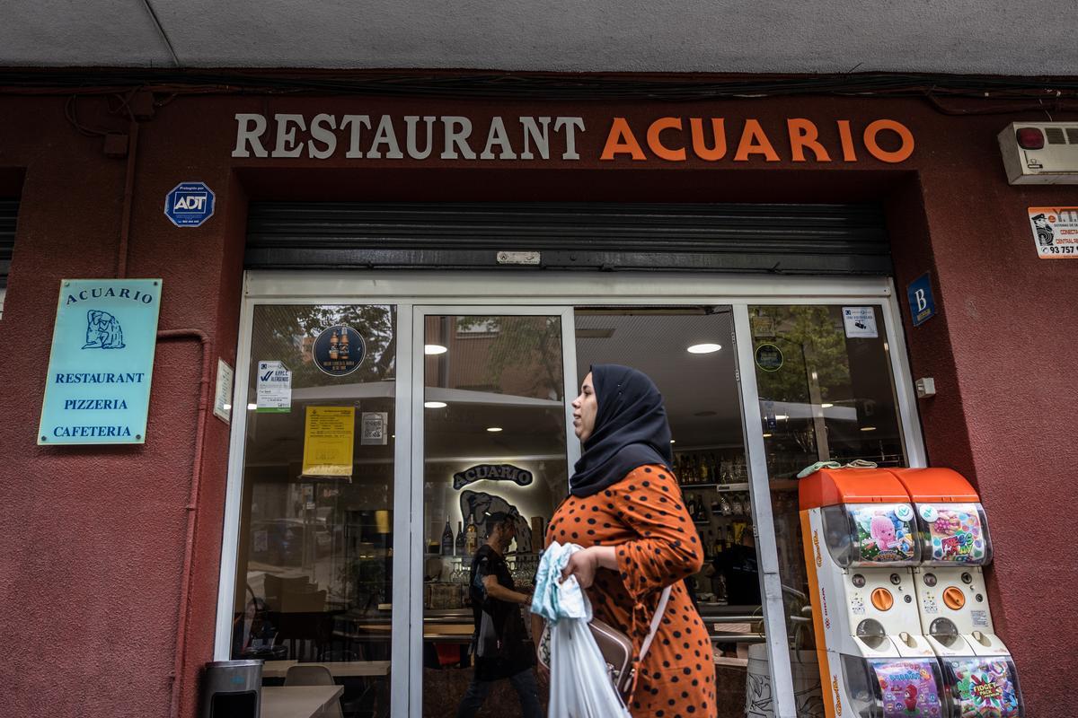 El bar-restaurante Acuario de Cerdanyola, donde Vox celebró su victoria en Mataró.