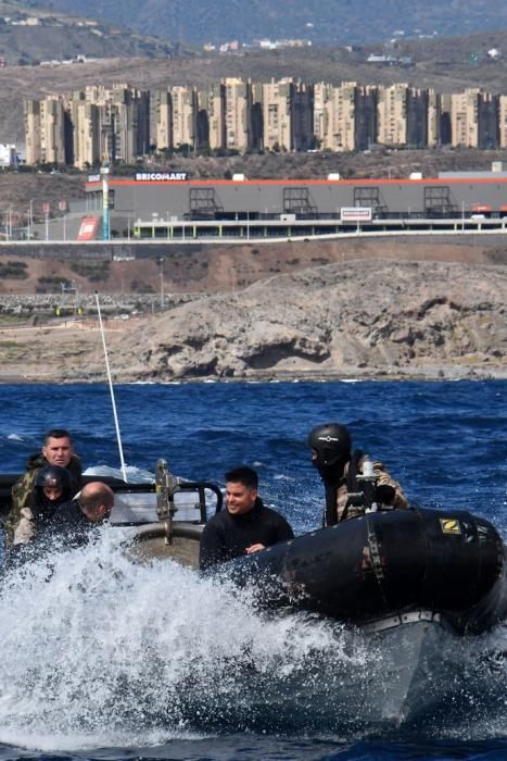 08/05/2019 TALIARTE. TELDE. Simulacro del ejército de operación contra el tráfico de drogas . Fotógrafa: YAIZA SOCORRO.  | 08/05/2019 | Fotógrafo: Yaiza Socorro