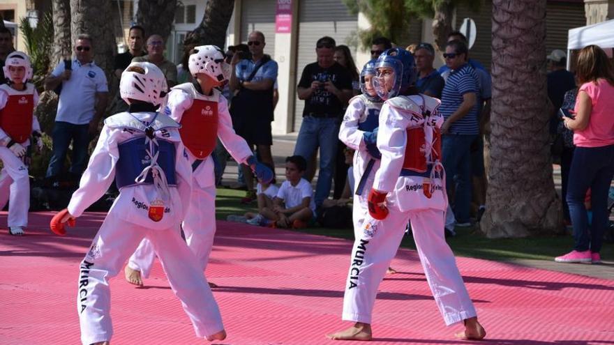 Exhibición de taekwondo en Mar Menor Games 2017