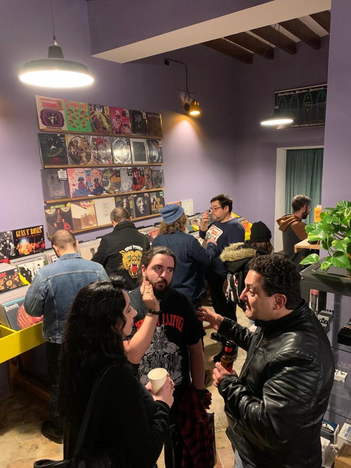 La tienda de discos Purple Haze, en el Record Store Day del año pasado