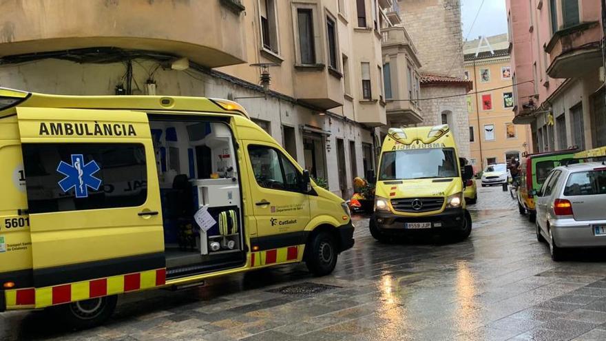 Ambulàncies al lloc dels fets