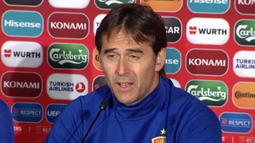 Lopetegui: "No estamos clasificados"