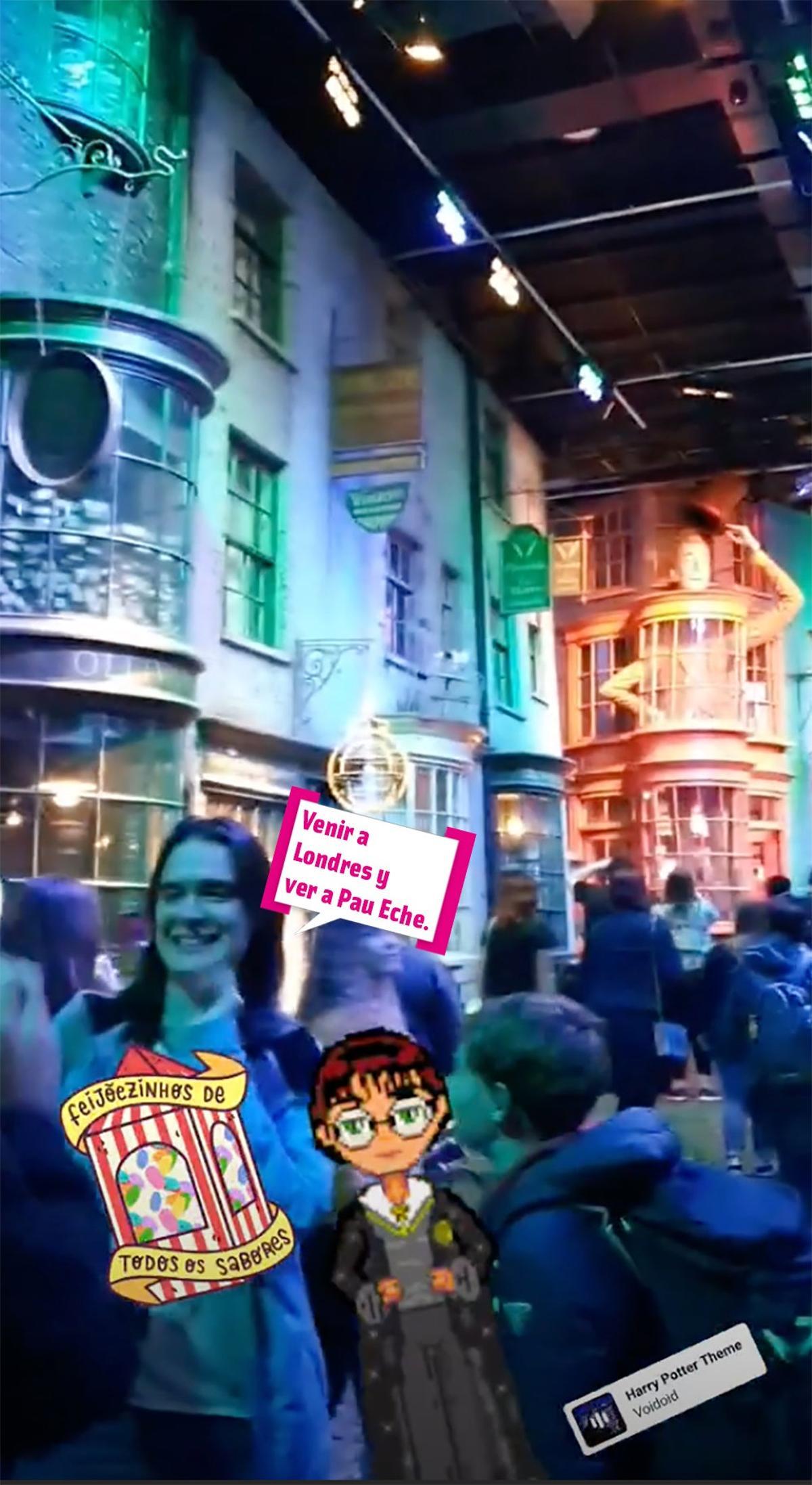 Tour por Hogwarts de Paula Echevarría