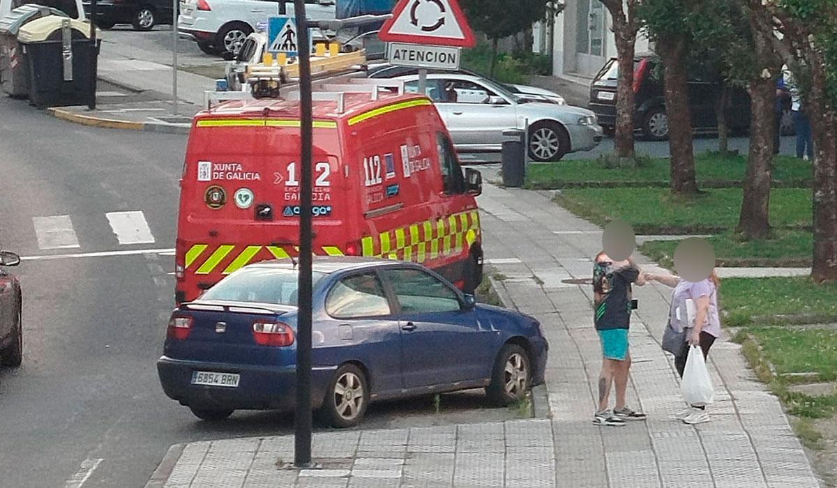 Punto en el que ocurrió el atropello.
